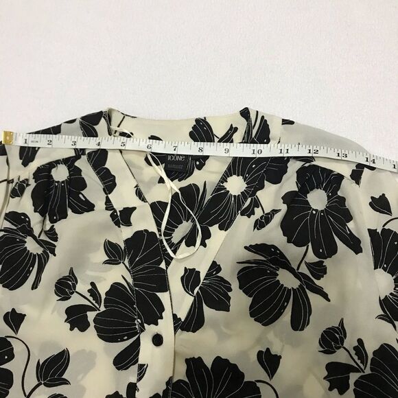 Icone Simons Floral Longsleeves Blouse Top XS - Picture 5 of 11